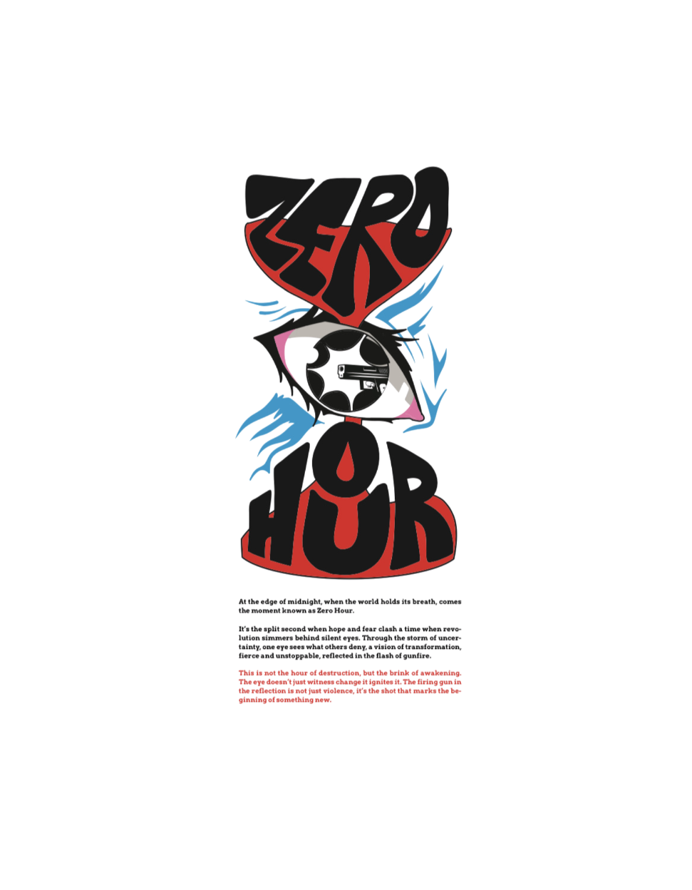 Zero Hour White Oversized T-Shirt