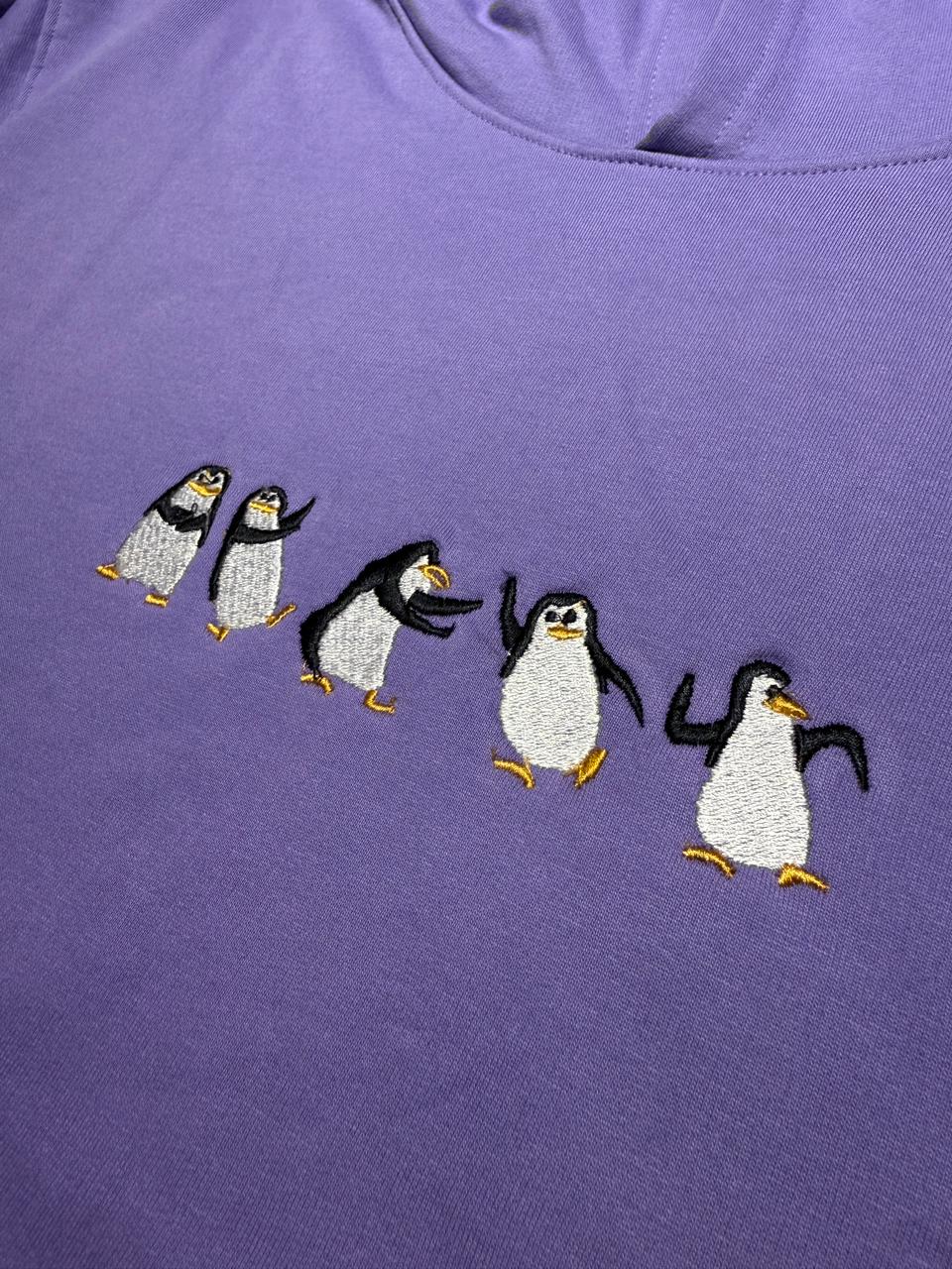 ZERO HOUR Purple Hoodie Embroidery