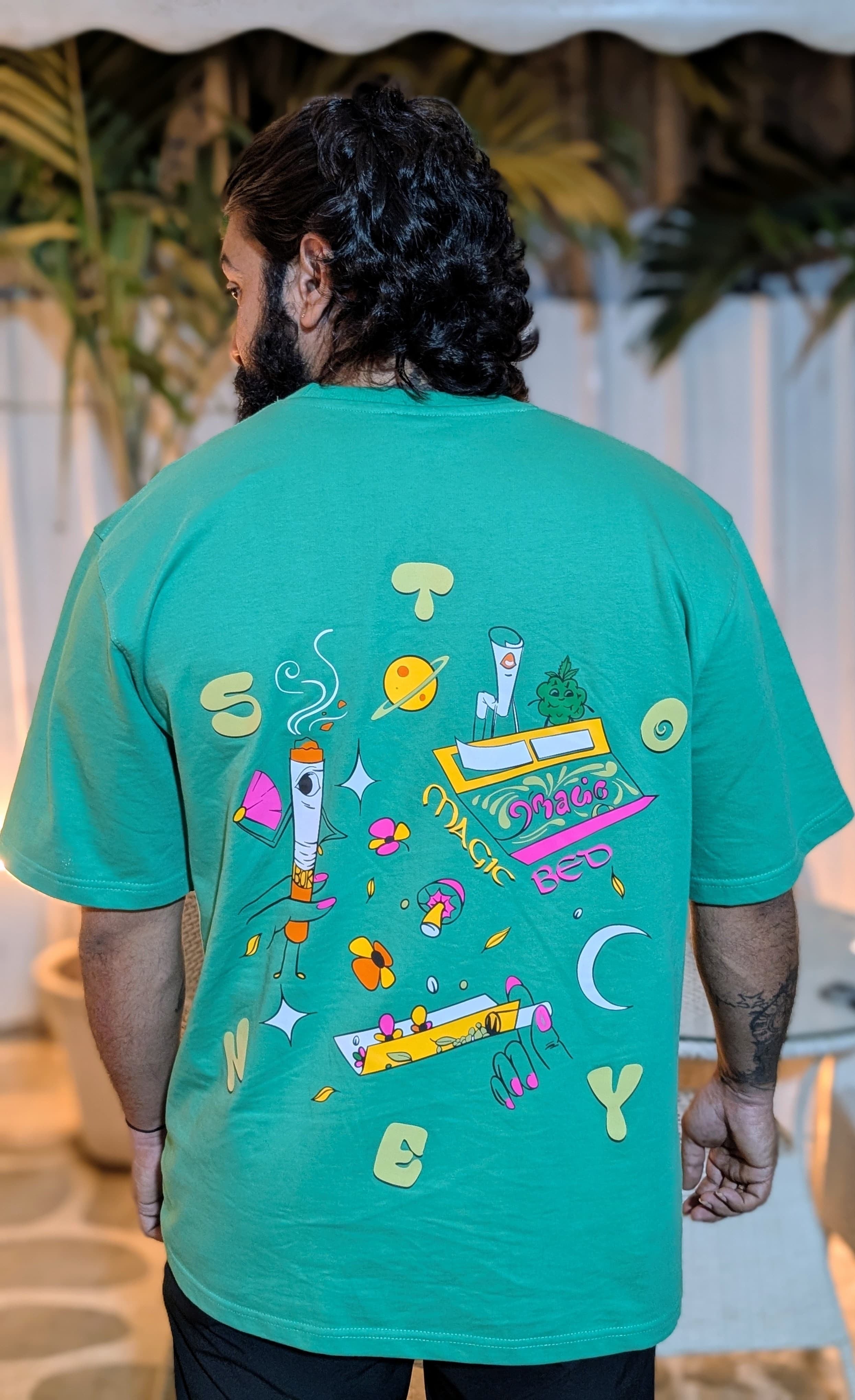 Zero Hour Green “Success & Stoney” Oversized T-Shirt